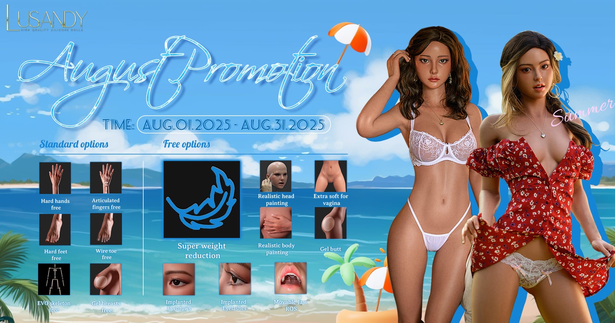 Lusandy Doll promotion Aout 2025